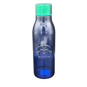STARBUCKS Recycled Glass Water Bottle 20 oz Blue